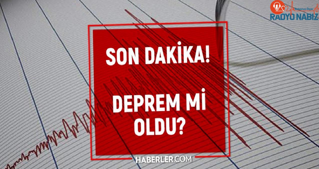 Dün gece sarsıntı oldu mu? İzmir’de, İstanbul’da, Ankara’da sarsıntı mi oldu? 5 Mayıs dün gece sarsıntı mi oldu?