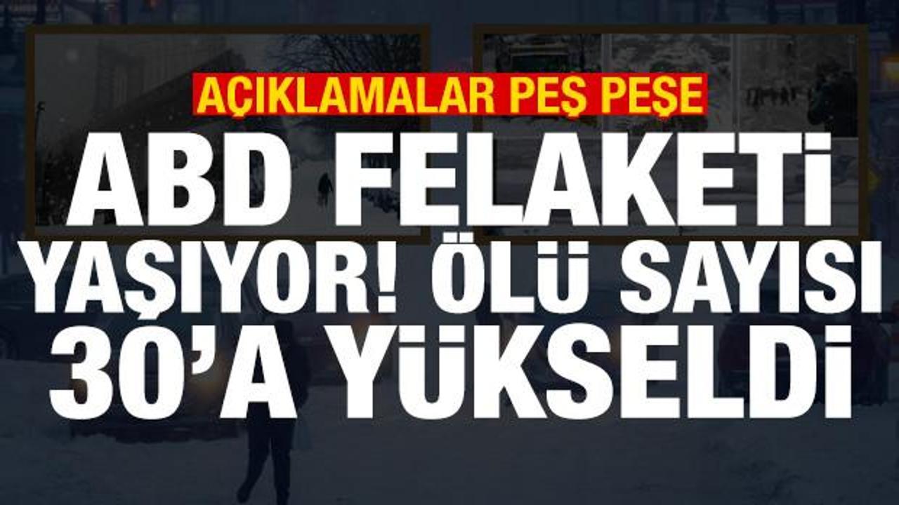 ABD’de kar fırtınası! Meyyit sayısı 30’a yükseldi
