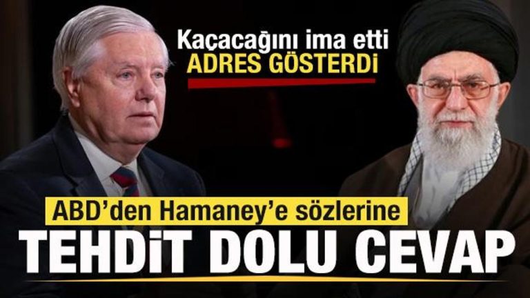 ABD’den Hamaney’in kelamlarına tehdit dolu cevap! Kaçacağını ima etti! Adres gösterdi!