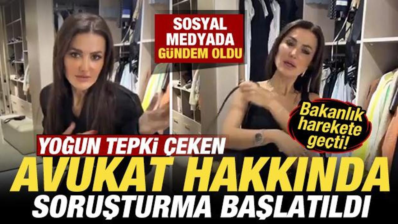 Bakan Tunç duyurdu: Avukat hakkında soruşturma başlatıldı! Ağır reaksiyon çeken paylaşımlar