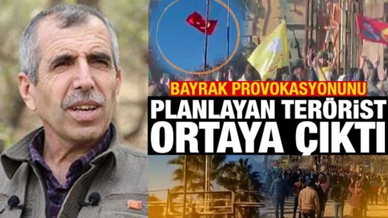 Bayrak provokasyonunu planlayan terörist aşikâr oldu