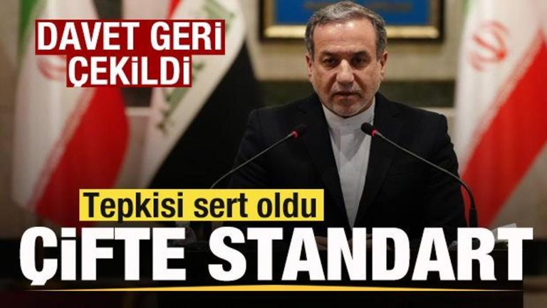 Davet geri çekildi! İran’dan son dakika açıklaması: İkili standart