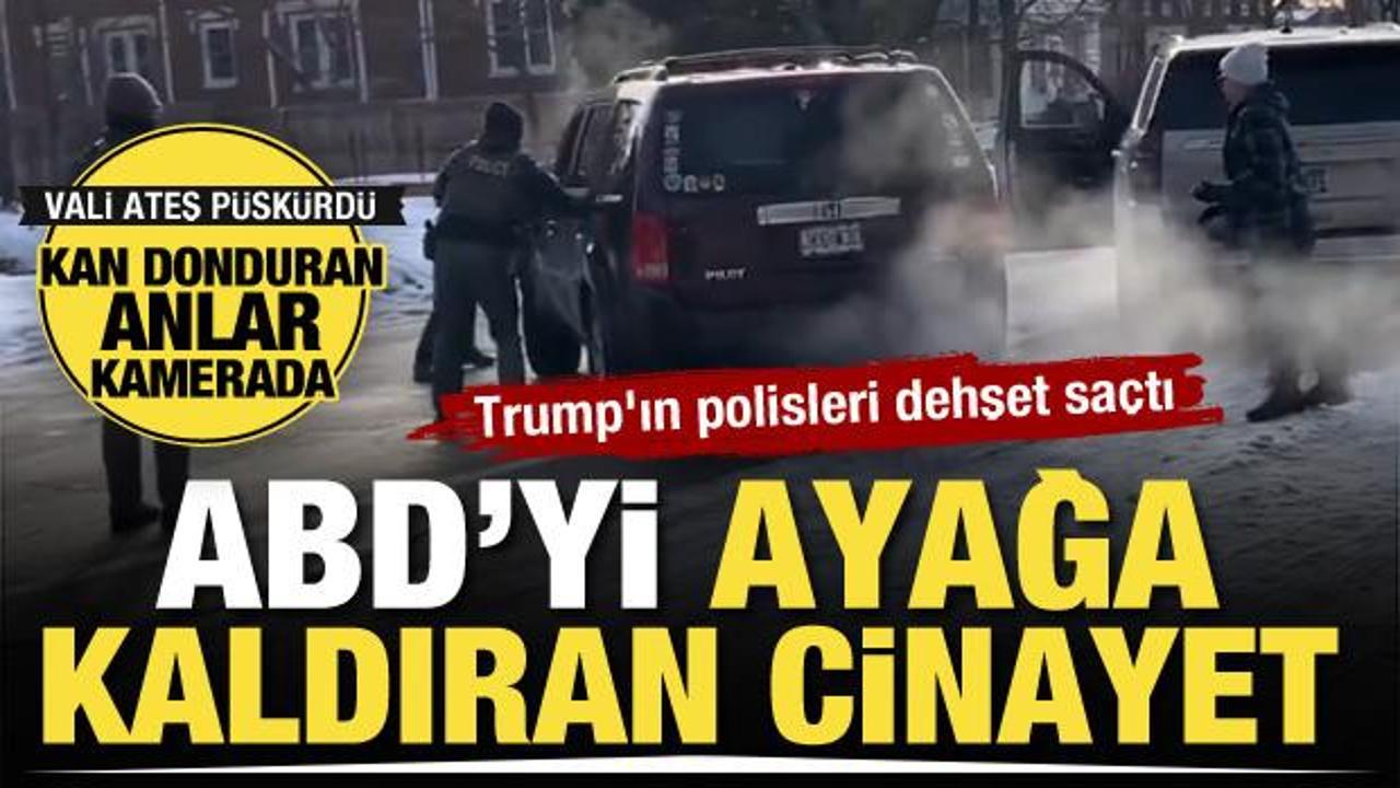 ICE polisi göçmen operasyonunu izleyen bayanı yakın aralıktan vurdu