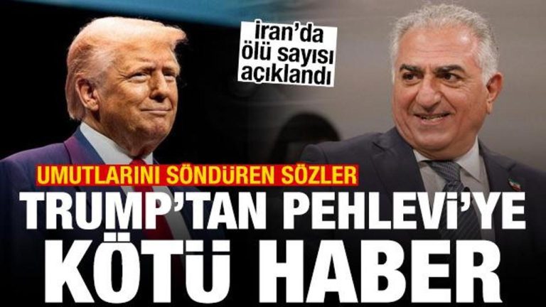 İran’da meyyit sayısı açıklandı! Trump’tan Pehlevi’yi üzecek kelamlar
