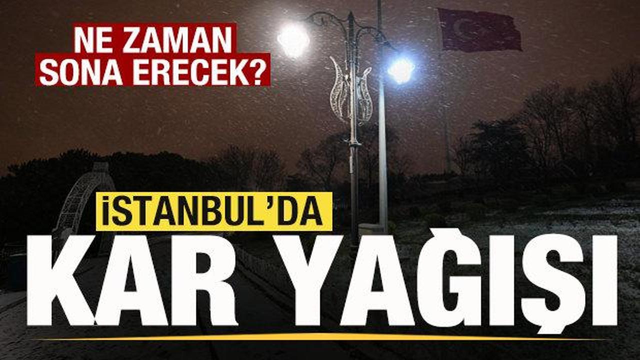 İstanbul’da kar yağışı! Ne vakit sona erecek? AKOM ve vailikten açıklama