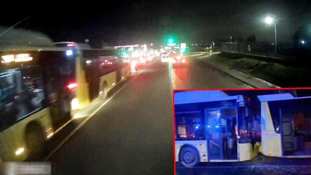 İstanbul’da zincirleme kaza! İETT otobüsleri birbirine girdi