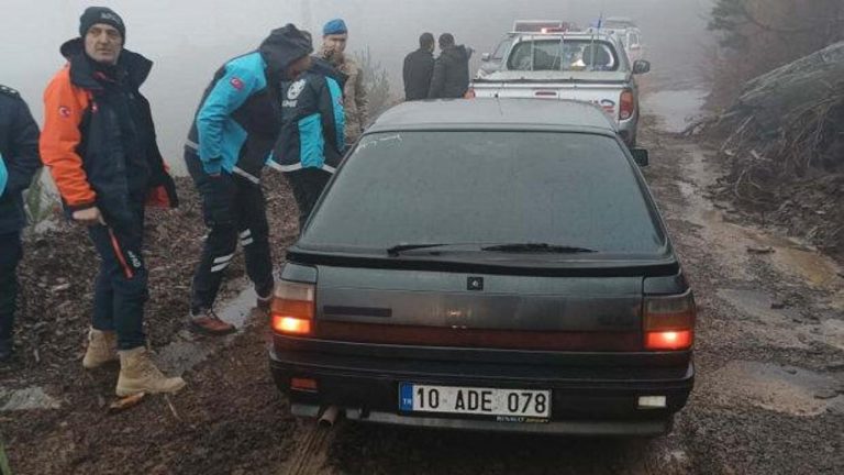 Kazdağları’nda kaybolan 3 kişi, 12,5 saatlik çalışmayla bulundu