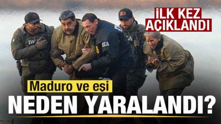Maduro ve eşi neden yaralandı! Trump idaresi birinci sefer açıkladı