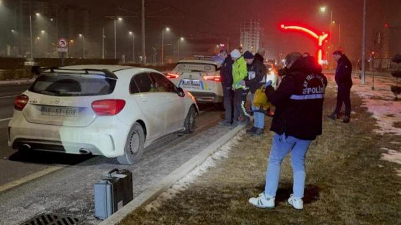 Polise çarpıp kaçan şahıs yakayı ele verdi