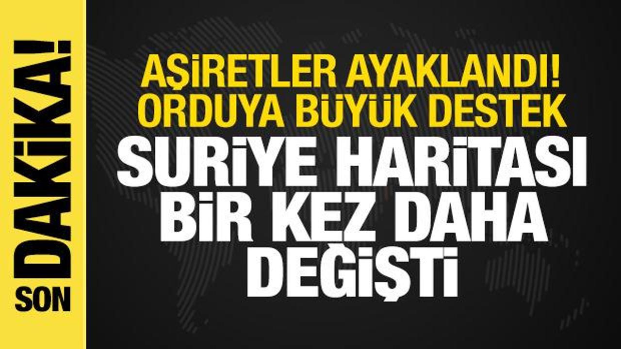 Suriye ordusundan SDG’ye ağır darbeler: Suriye’de harita değişti