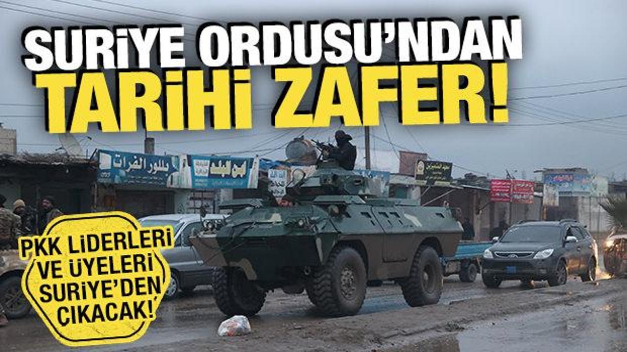 Suriye’de ateşkes anlaşması! Rakka ve Deyrizor, SDG’den kurtarıldı