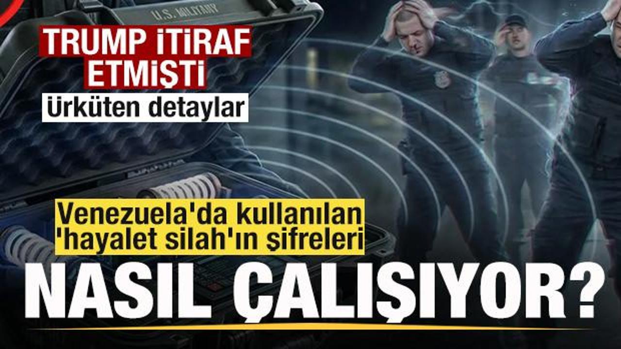 Trump itiraf etmişti! Venezuela’da kullanılan zımnî silahın şifreleri! Ayrıntılar ürküttü