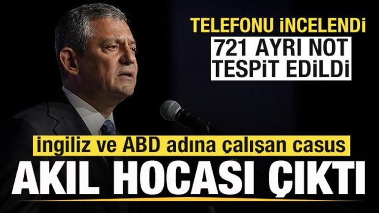Casusluktan tutuklanan Hüseyin Gün CHP’nin akıl hocası çıktı! 721 farklı not tespit edildi