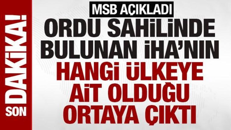 SON DAKİKA: Ordu kıyısında bulunan İHA’nın Rusya’ya ilişkin olduğu ortaya çıktı