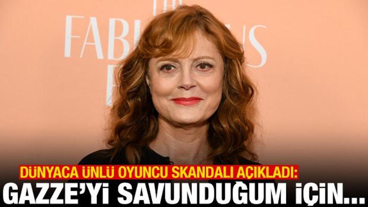 Susan Sarandon: Gazze’yi savunduğum için ABD’de projelerden men edildim