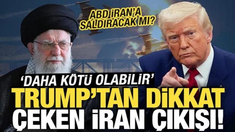 Trump’tan İran açıklaması: ‘Daha makus bile olabilir’