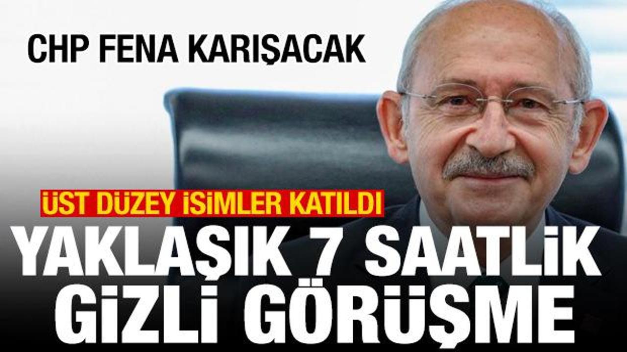 Yaklaşık 7 saatlik kapalı görüşme! Üst seviye isimler katıldı! Kılıçdaroğlu vurgusu
