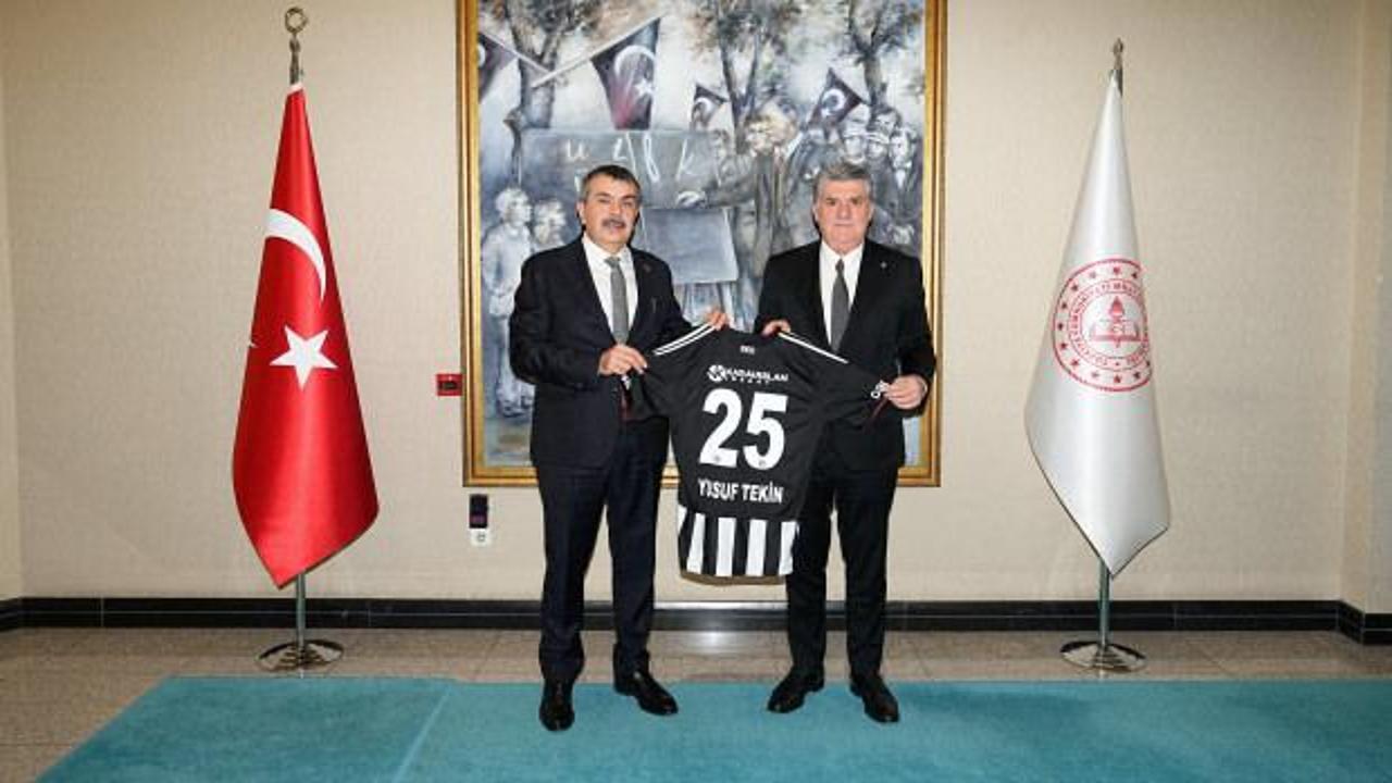 Beşiktaş’tan Ankara ziyareti! Serdal Adalı Bakan Tekin ve Bakan Şimşek’le görüştü