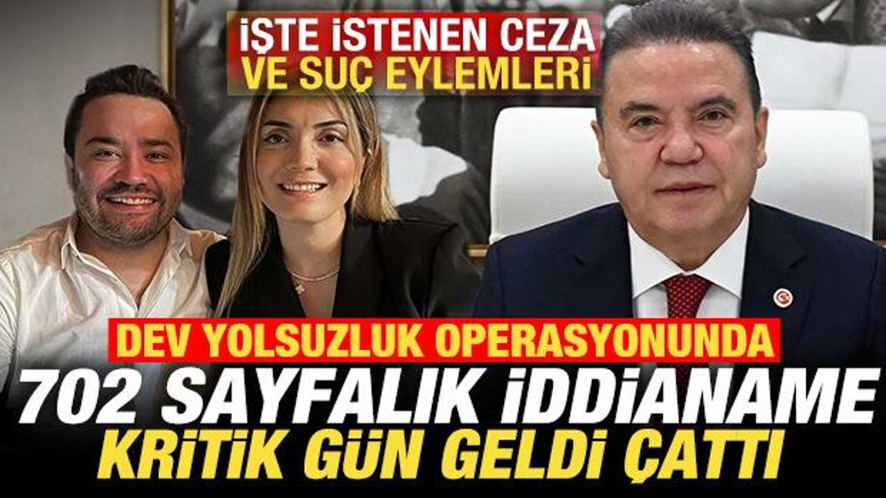 Dev yolsuzluk operasyonunda 702 sayfalık iddianame! İşte Böcek ve ailesinin kabahat hareketleri