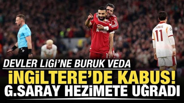 İngiltere’de kabus gecesi! Galatasaray, Şampiyonlar Ligi’ne veda etti