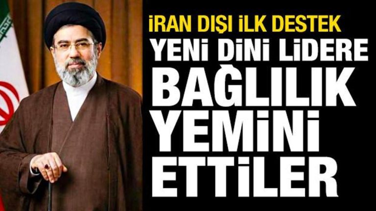 İran dışı birinci destek! Yeni dini başkana bağlılık yemini ettiler