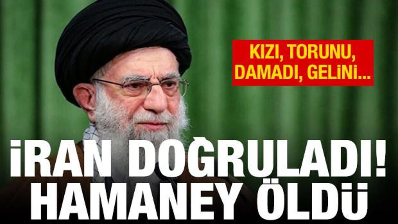 İran resmen açıkladı: İsrail, Hamaney’i öldürdü