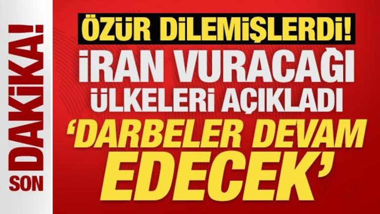 İran vuracağı ülkeleri açıkladı: ABD ve Siyonist rejime darbeler devam edecek