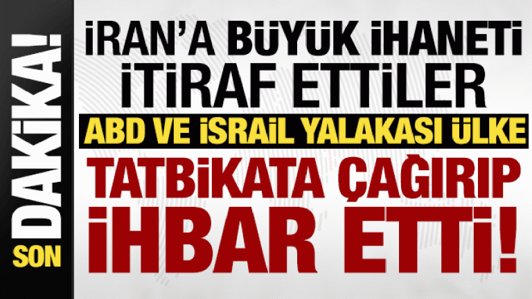 İran’a büyük ihanet! Ne ABD ne de İsrail, tatbikata çağırıp gemiyi ihbar ettiler…