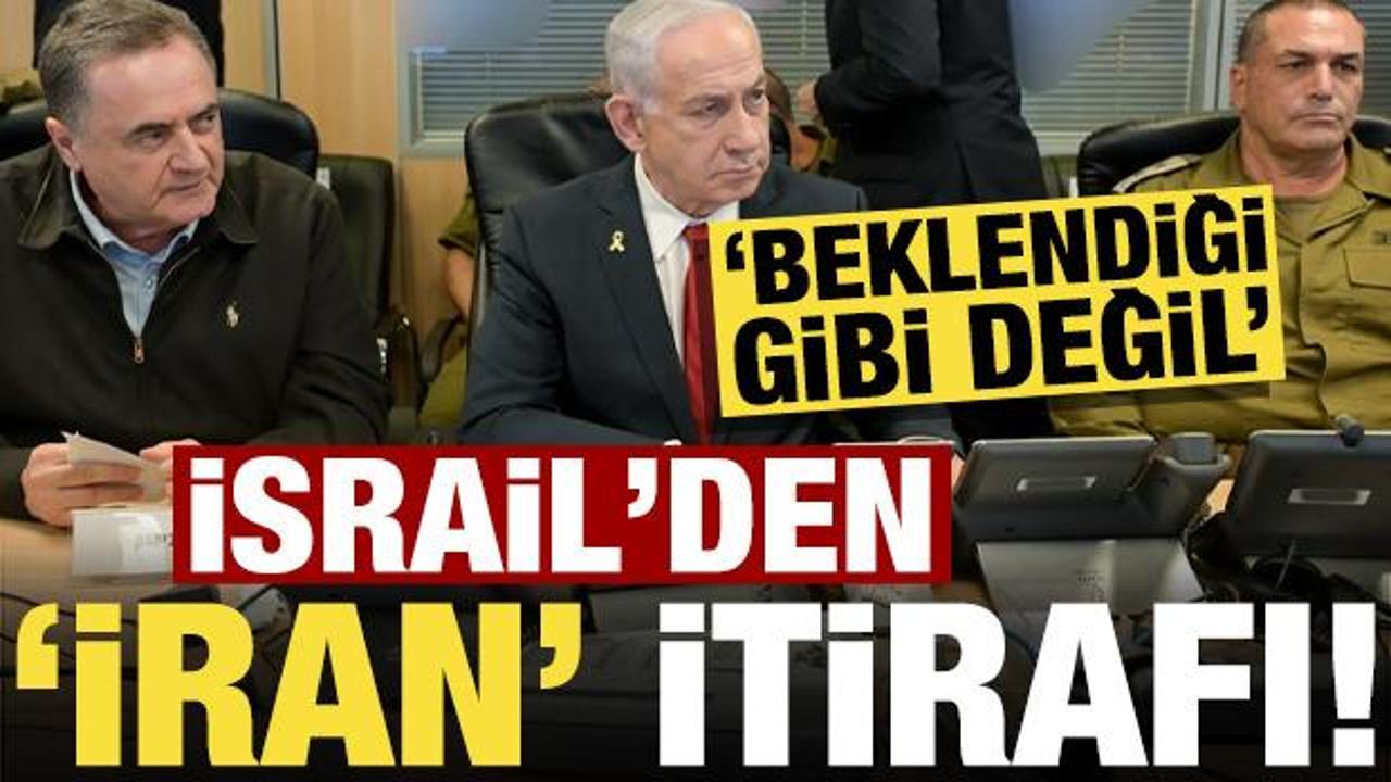 İsrail’den ‘İran’ itirafı: Belirlenen üzere değil!
