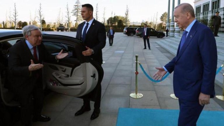 Lider Erdoğan, BM Genel Sekreteri Guterres’i kabul etti