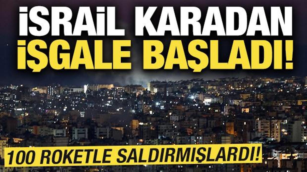 Lübnan duyurdu: İsrail, karadan işgale başladı