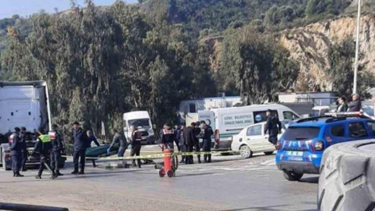 Maden ocağında tırın altında kalan bayan hayatını kaybetti