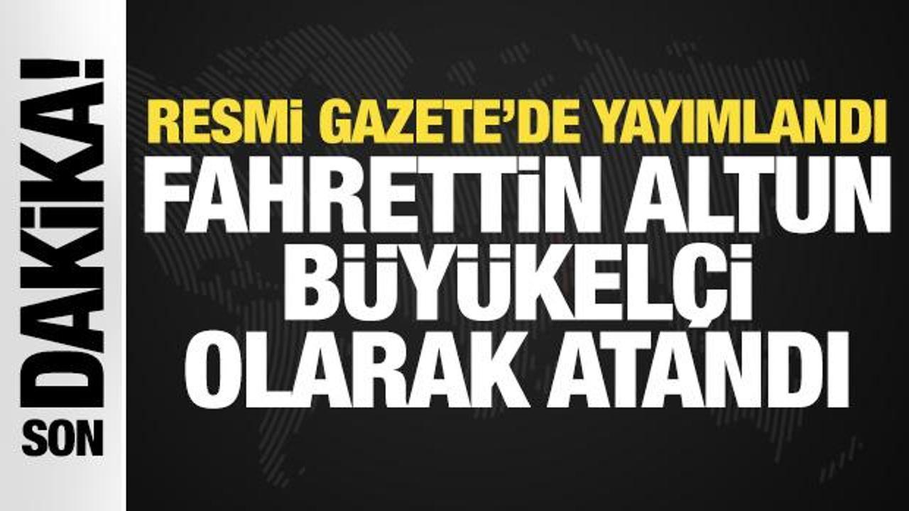 Resmi Gazete’de yayımlandı! Fahrettin Altun, Türkiye’nin Vatikan Büyükelçiliği’ne atandı