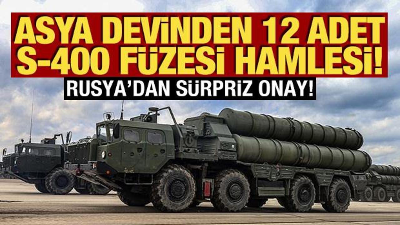 Rusya’dan sürpriz onay geldi! Asya devinden 12 Adet S-400 füzesi atağı