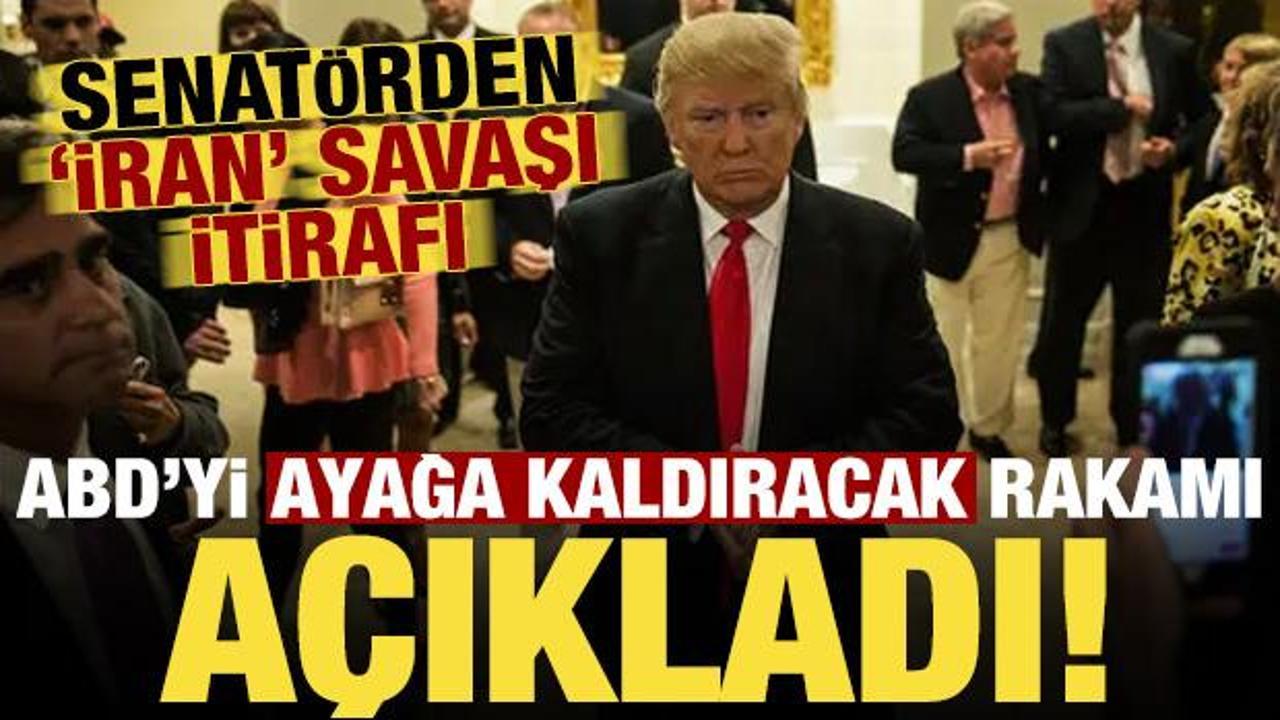 Son dakika: ABD’yi ayağa kaldıracak sayısı açıkladı! Senatörden ‘İran’ savaşı itirafı…