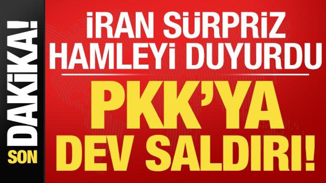 Son dakika: İran sürpriz hamleyi duyurdu: PKK vuruldu, dev saldırı!