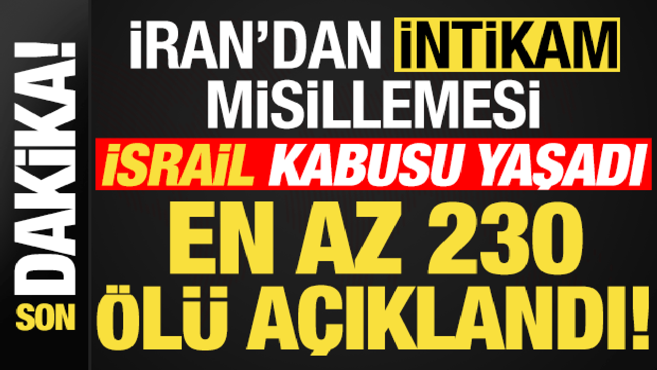 Son dakika: İran’dan intikam misillemesi! İsrail kabusu yaşadı: Onlarca meyyit var…