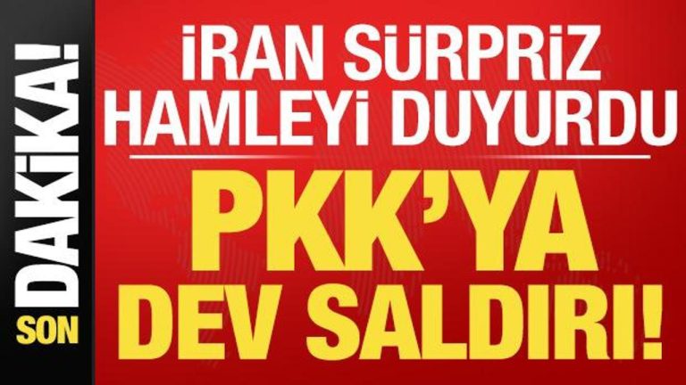 Son dakika: İran’dan sürpriz hamleyi duyurdu: PKK vuruldu!