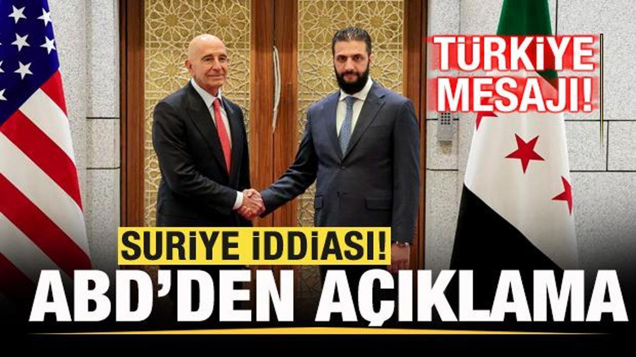Son dakika Suriye iddiası! ABD’den açıklama geldi! Türkiye iletisi