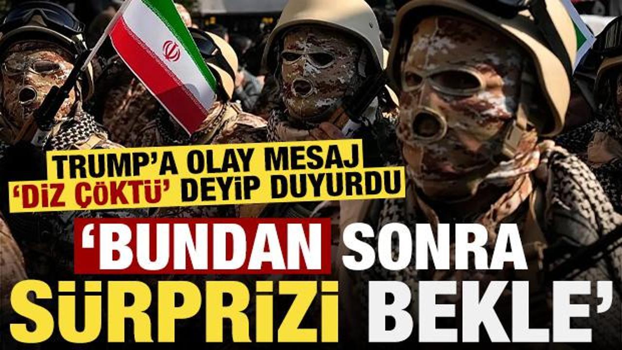 Son dakika: Trump’a olay bildiri: Bundan sonra sürprizleri bekle!