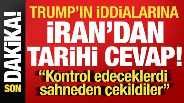 Son dakika: Trump’ın tezleri sonrası İran’dan tarihi cevap!