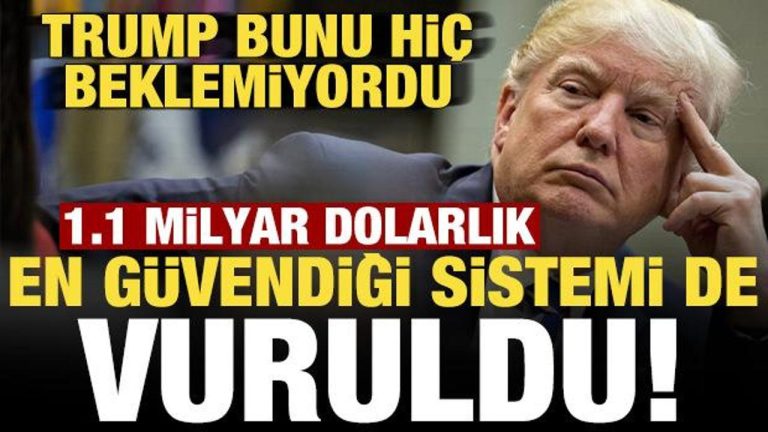 Trump bunu hiç beklemiyordu! 1.1 milyar dolarlık en güvendiği sistem vuruldu…
