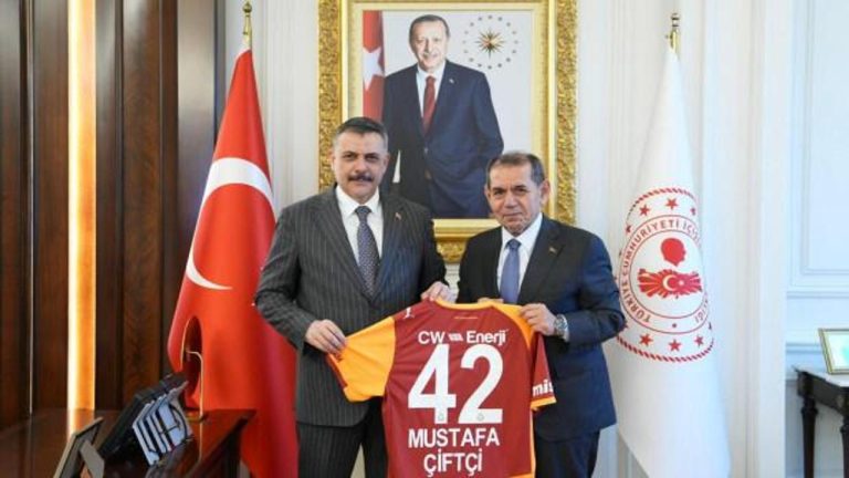 Galatasaray yönetiminden İçişleri Bakanı Çiftçi’ye ziyaret